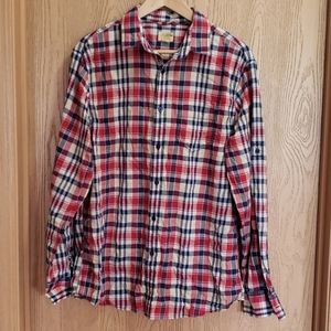 Tre Vero, Three Truths plaid button down shirt